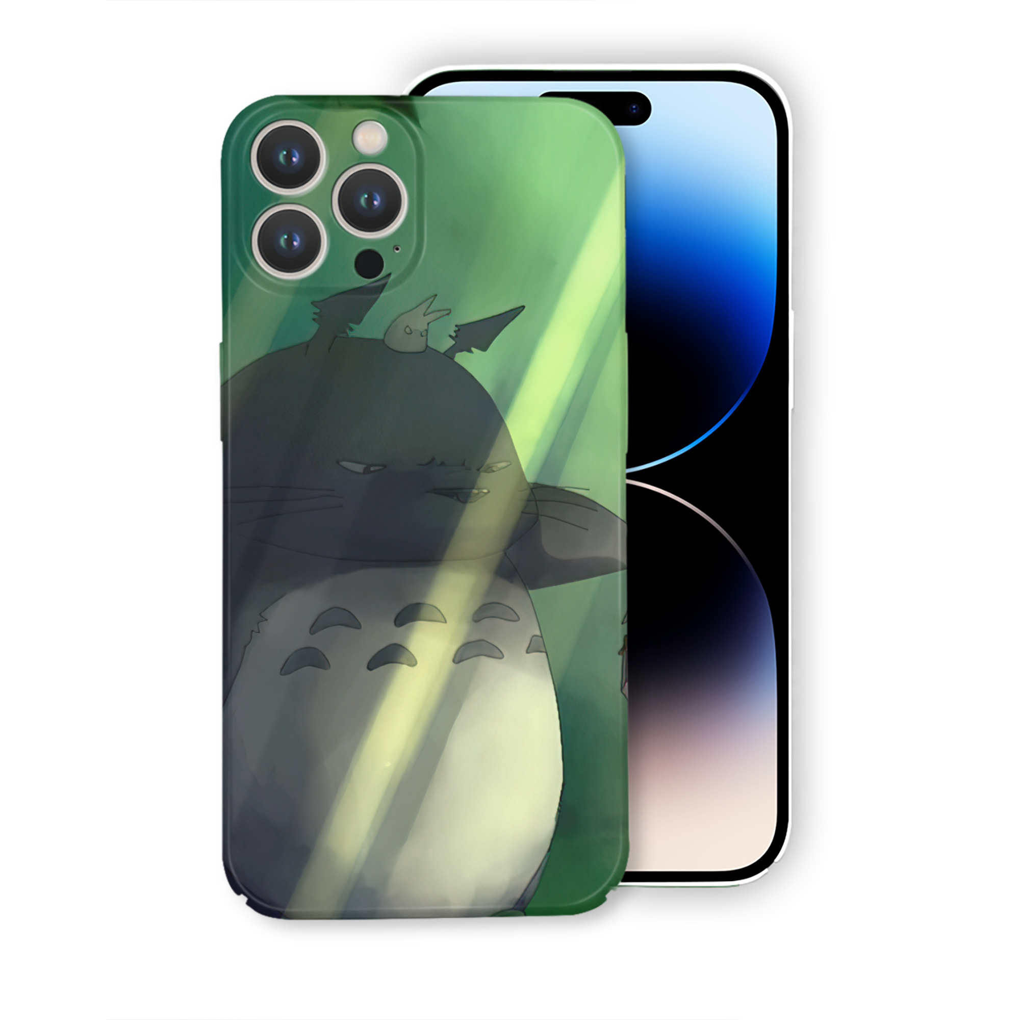 （画像用） となりのトトロ 草壁メイ 草壁サツキ My Neighbor Totoro Satsuki Kusakabe Mei Kusakabe 【iPhone 14シリーズ対応】ハードケース